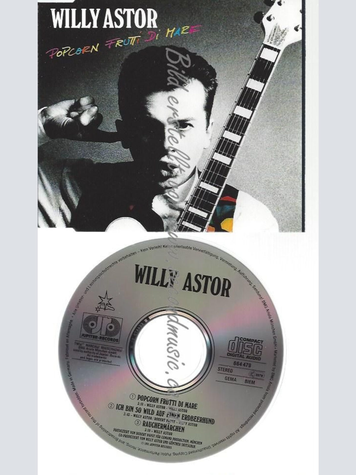 CD--WILLY ASTOR--    POPCORN FRUTTI DI MARE