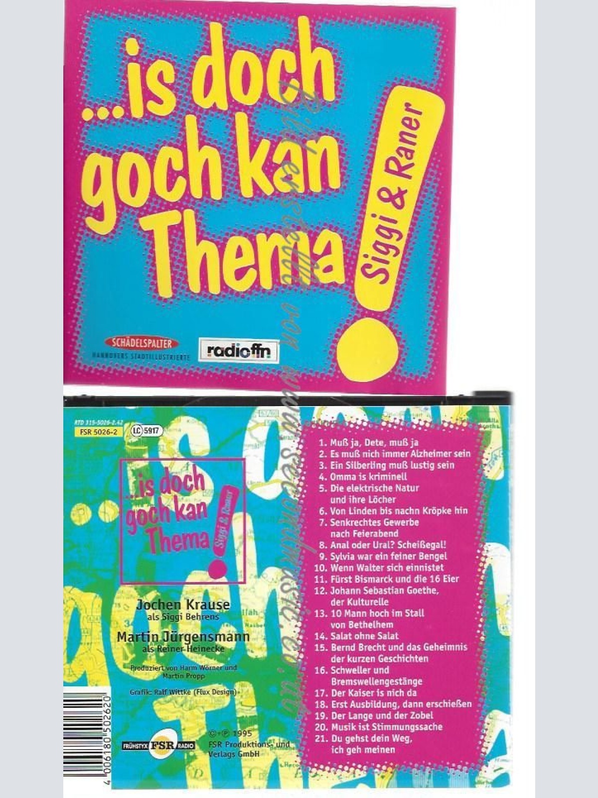 CD--SIGGI & RANER -    IS DOCH GOCH KAN THEMA