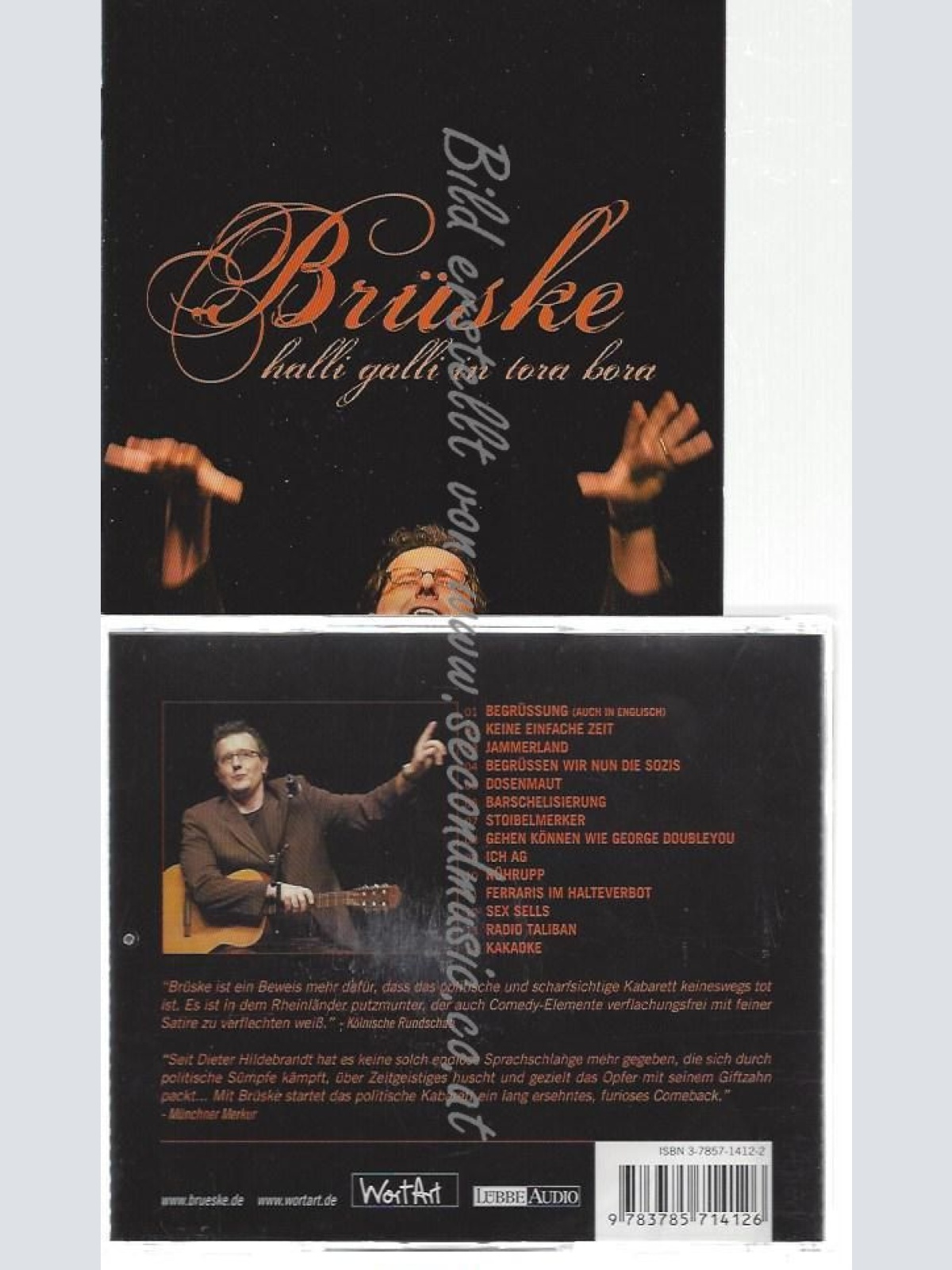 CD--BRÜSKE,CHRISTOPH--    HALLIGALLI IN TORABORA. CD