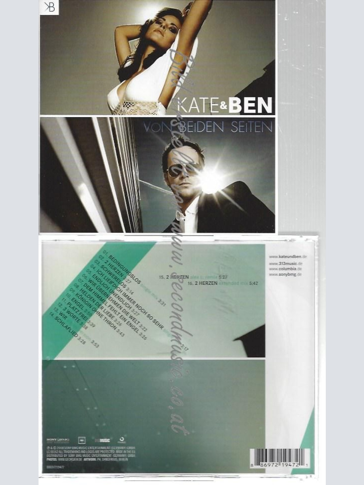 CD--BEIDEN SEITEN    / KATE & BEN-- VON