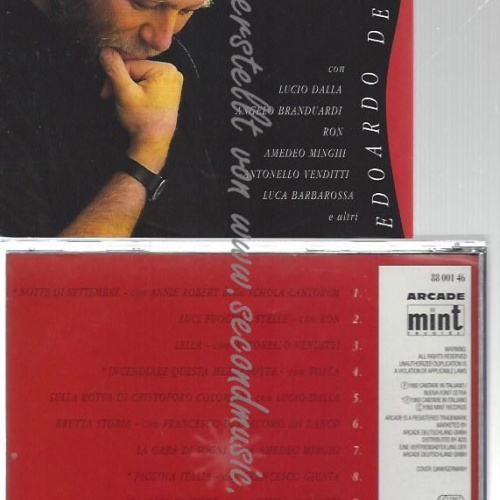 CD--EDOARDO DE ANGELIS--    EDOARDO DE ANGELIS