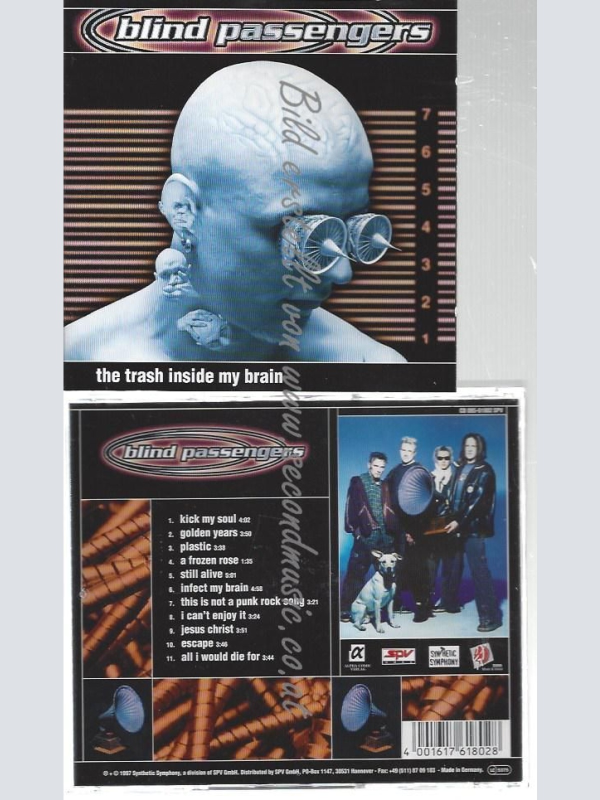 CD--BLIND PASSENGERS--    THE TRASH INSIDE MY BRAIN