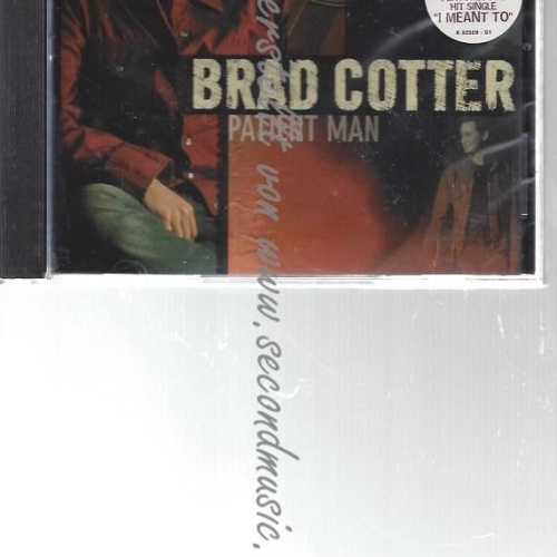 CD--Patient Man  // Brad Cotter