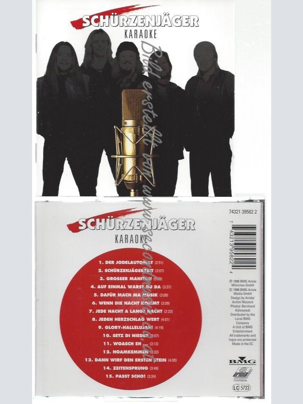 CD--SCHÜRZENJÄGER--    KARAOKE