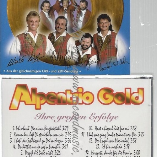 CD--DAS ALPENTRIO--    ALPENTRIO GOLD - IHRE GRÖßTEN ERFOLGE