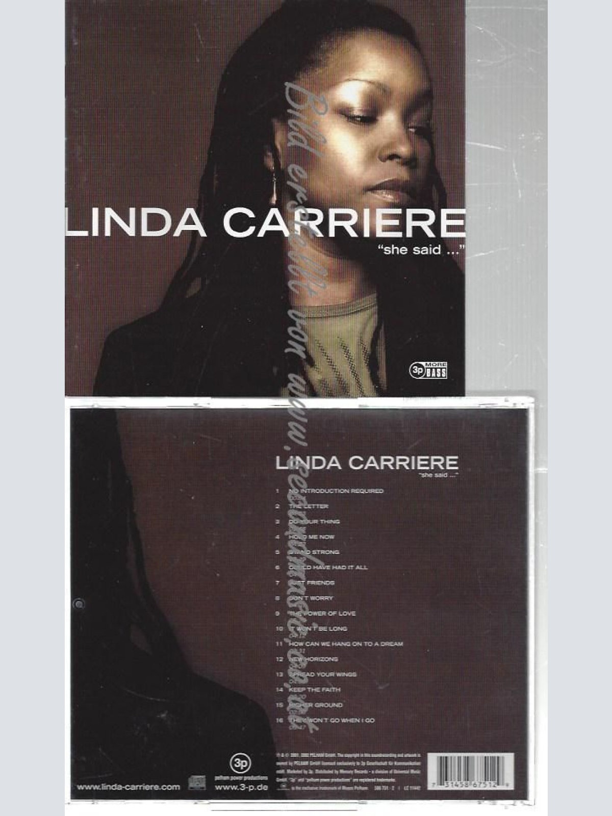 CD--LINDA CARRIERE--    SHE SAID