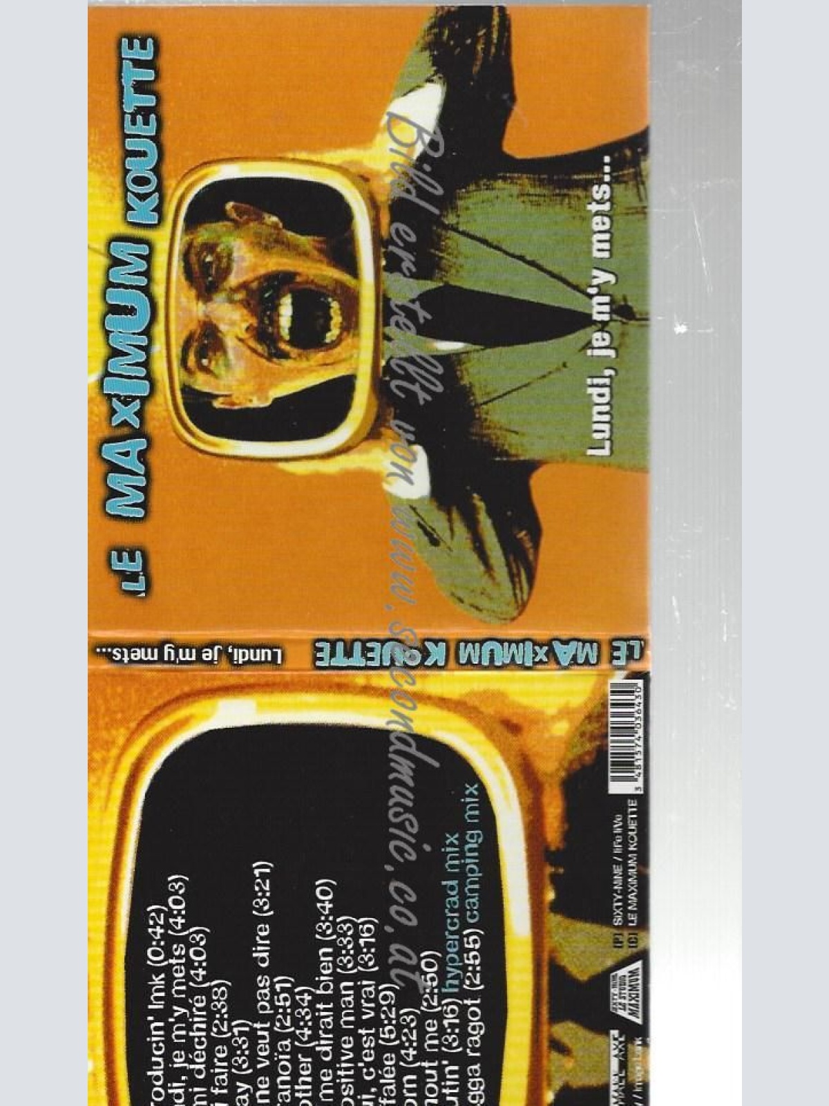 CD--LE MAXIMUM KOUETTE--    LUNDI JE M'Y METS