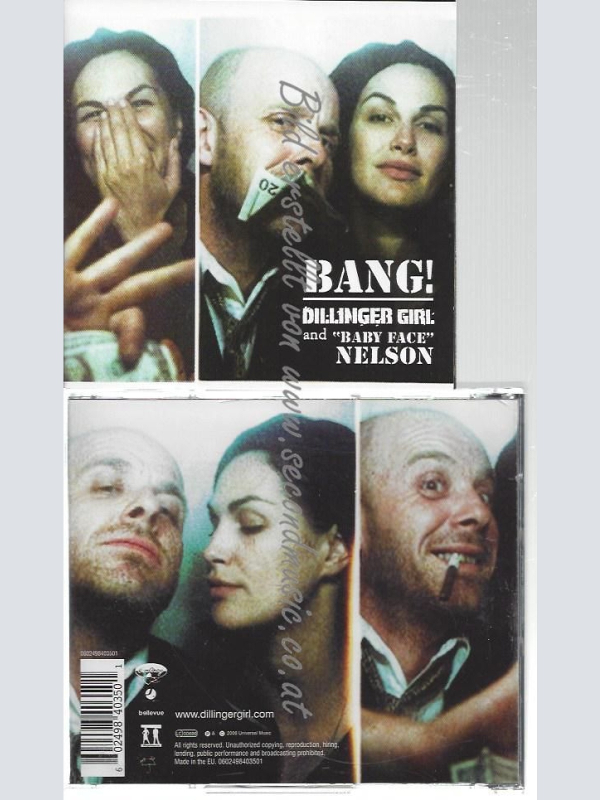 CD--DILLINGER GIRL & BABYFACE NELSON--    BANG!