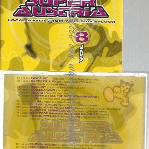 CD--DIVERSE POP--    SUPER AUSTRIA VOL.8