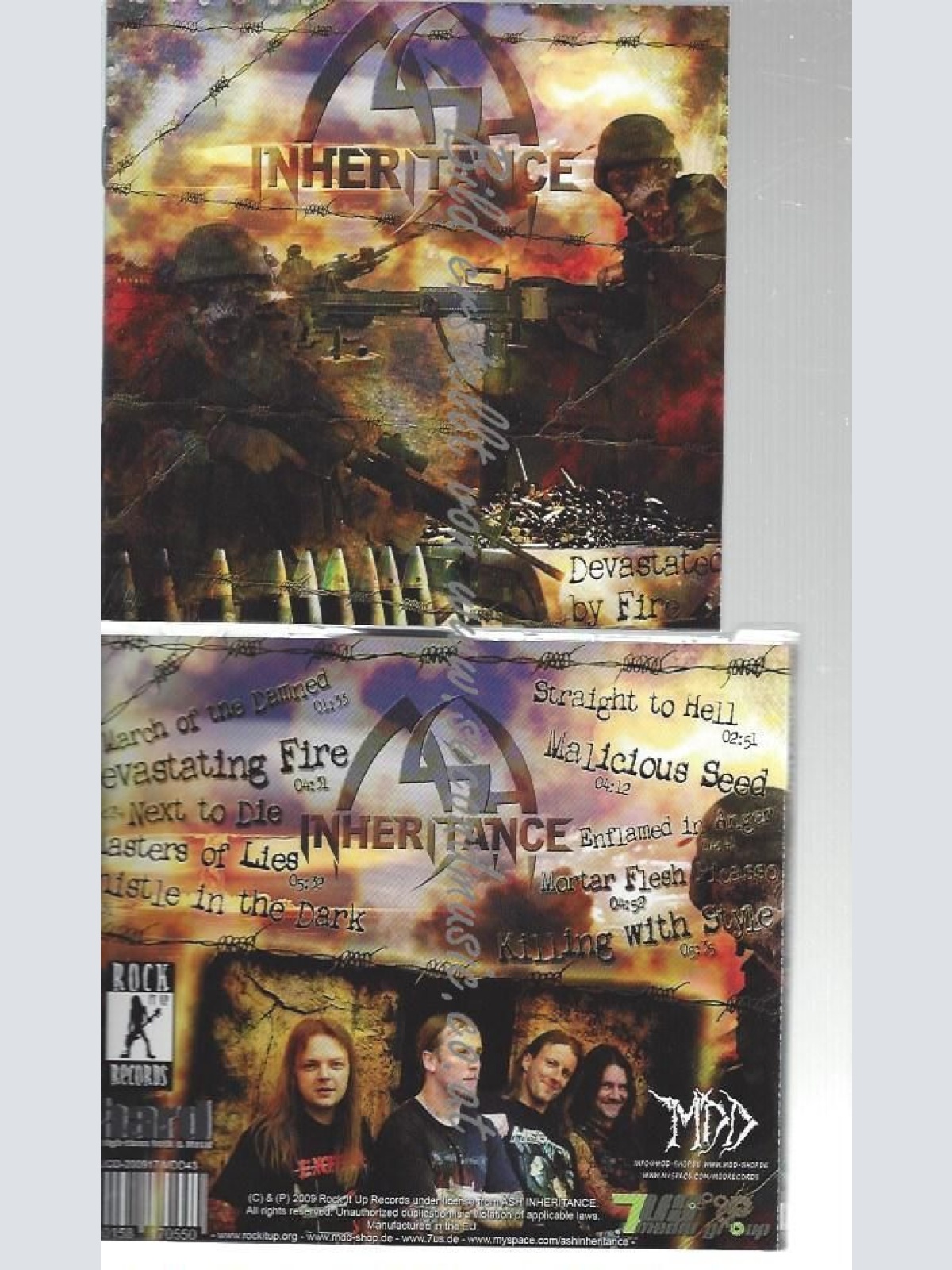 CD--ASH INHERITANCE--    DEVASTATED BY FIRE