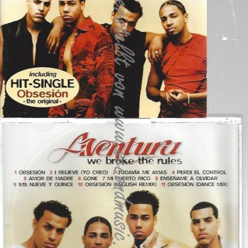 CD--We Broke the Rules //  Aventura