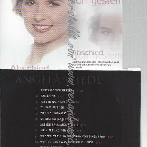 CD-- ANGELA WIEDL--    ABSCHIED VON GESTERN