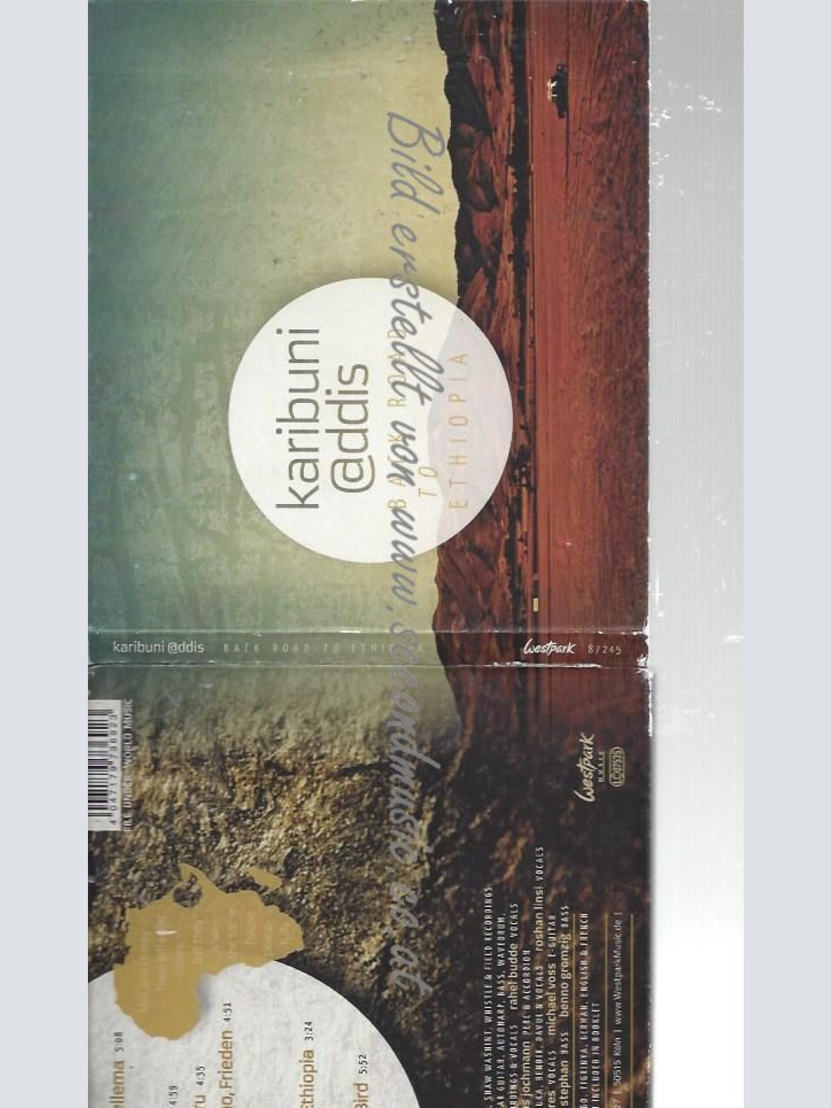CD--KARIBUNI @DDIS--    BACK ROAD TO ETHIOPIA