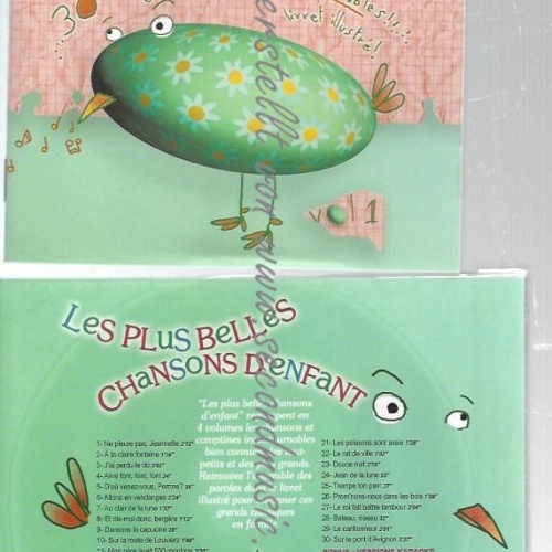 CD--VARIOUS ARTISTS--    LES PLUS BELLES CHANSONS D'ENFANTS, VOL. 1 |