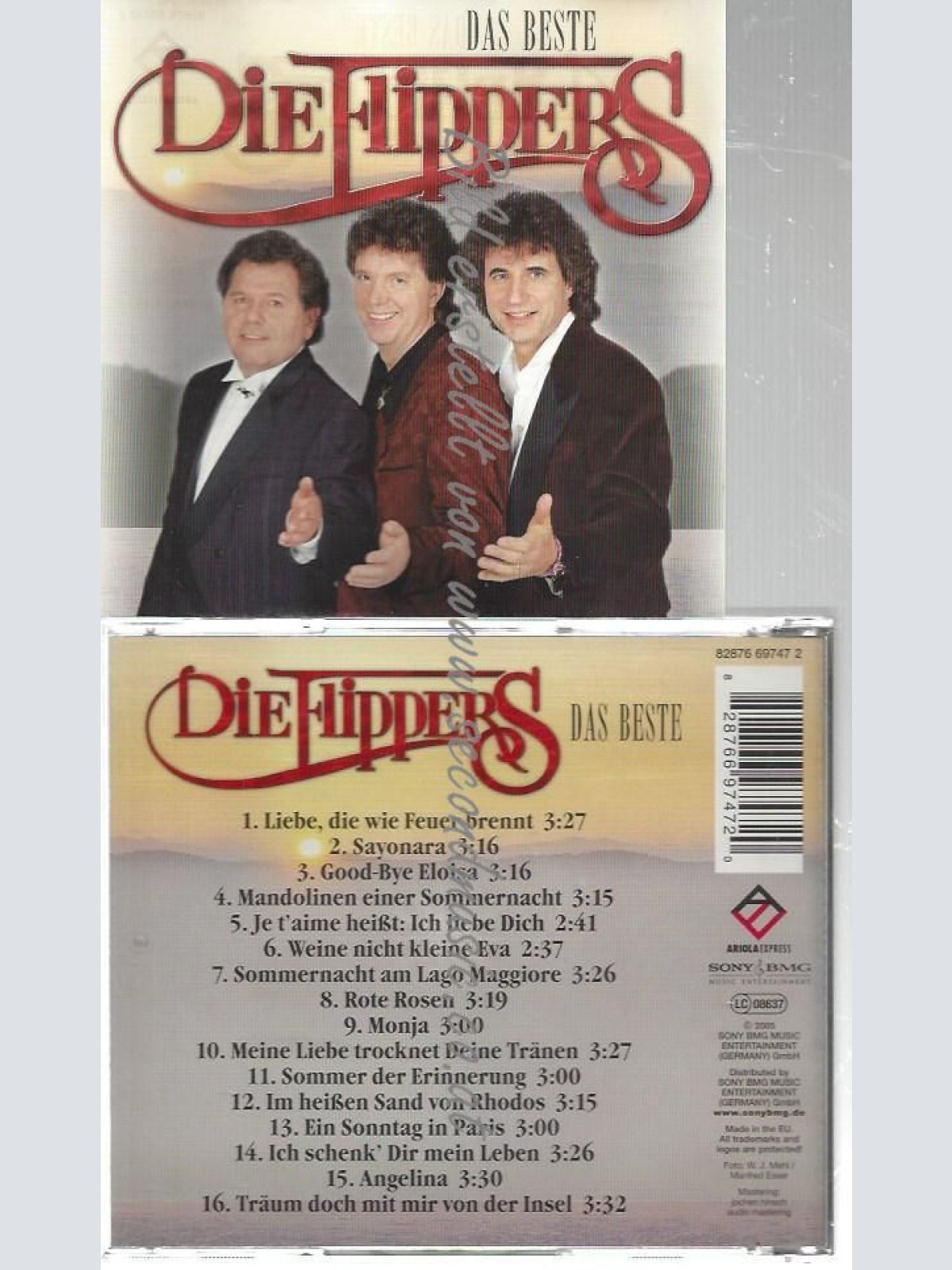 CD--DEN FLIPPERS    / DIE FLIPPERS--    DAS BESTE VON