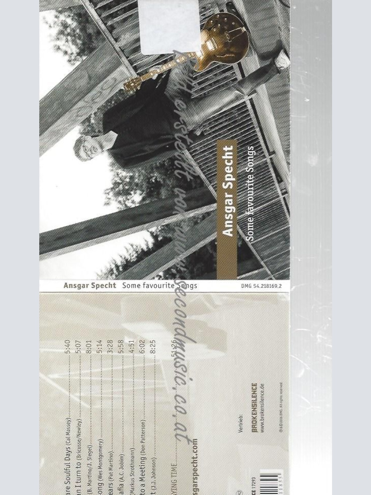 CD--ANSGAR SPECHT--    SOME FAVOURITE SONGS