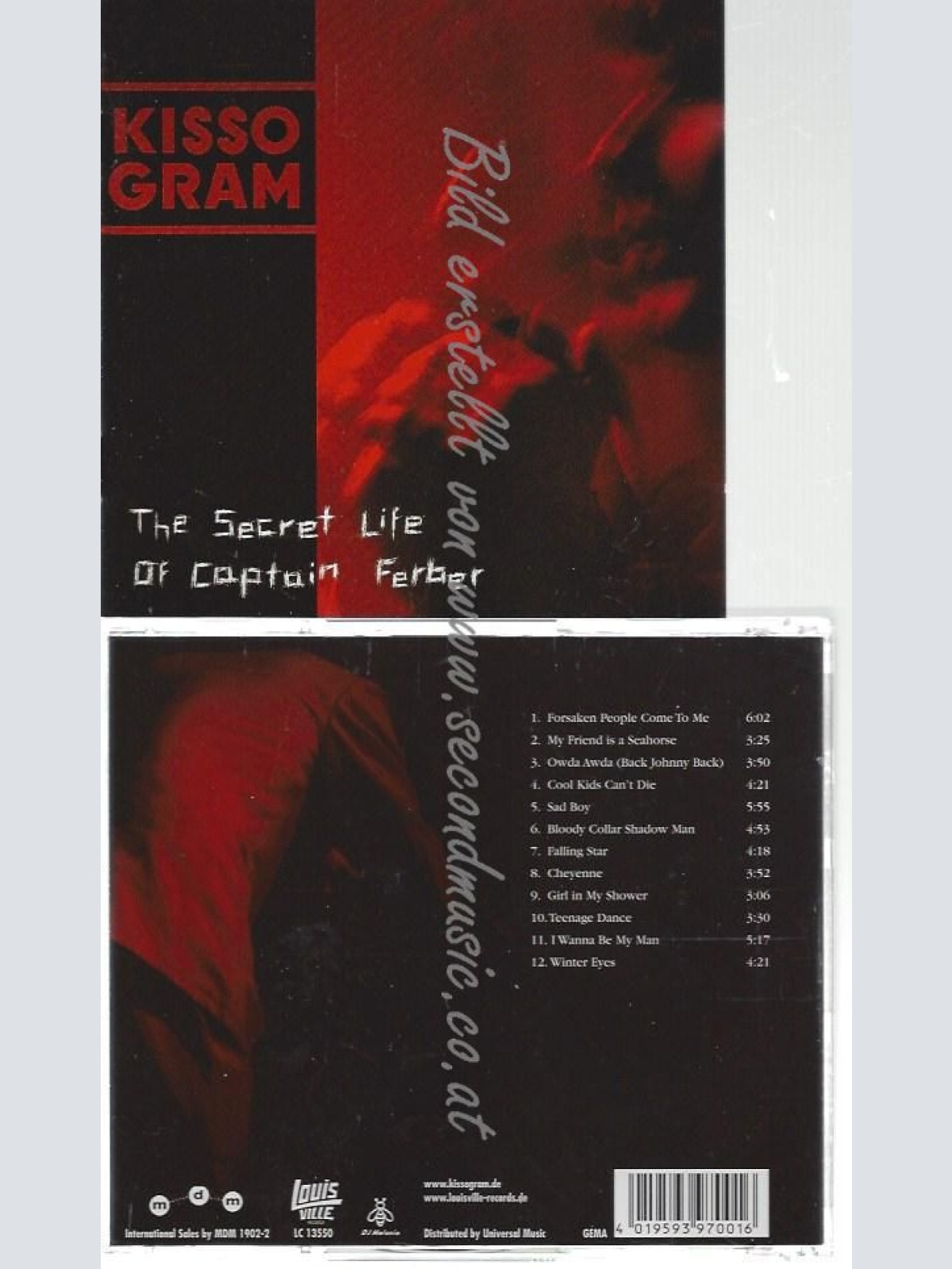CD--KISSOGRAM--    THE SECRET LIFE OF CAPTAIN FERBER