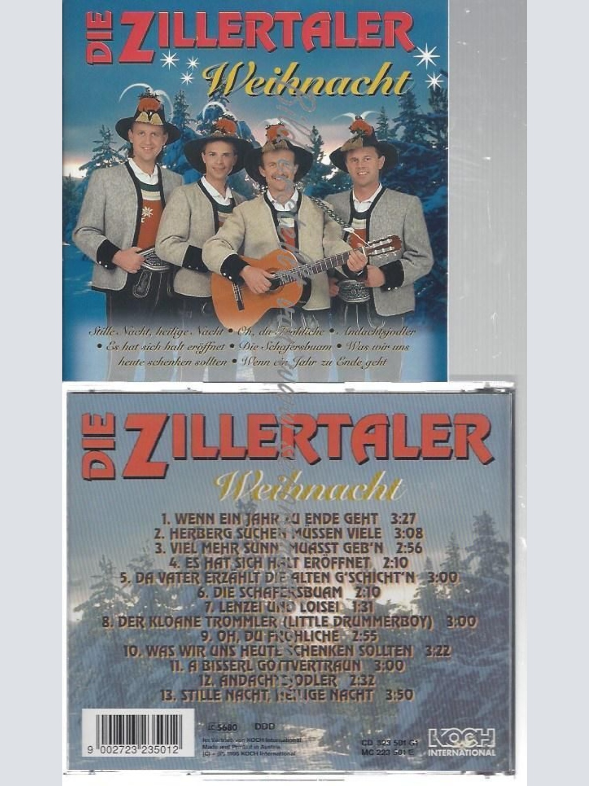 CD--DIE ZILLERTALER--    WEIHNACHT