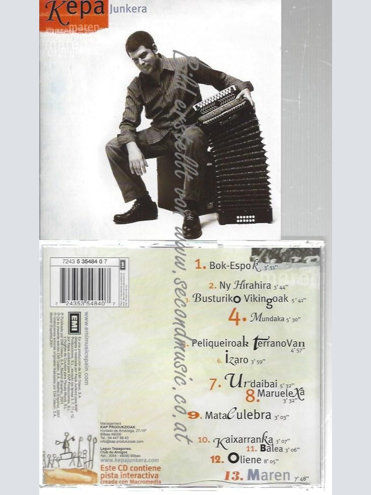 CD--KEPA JUNKERA--    MAREN