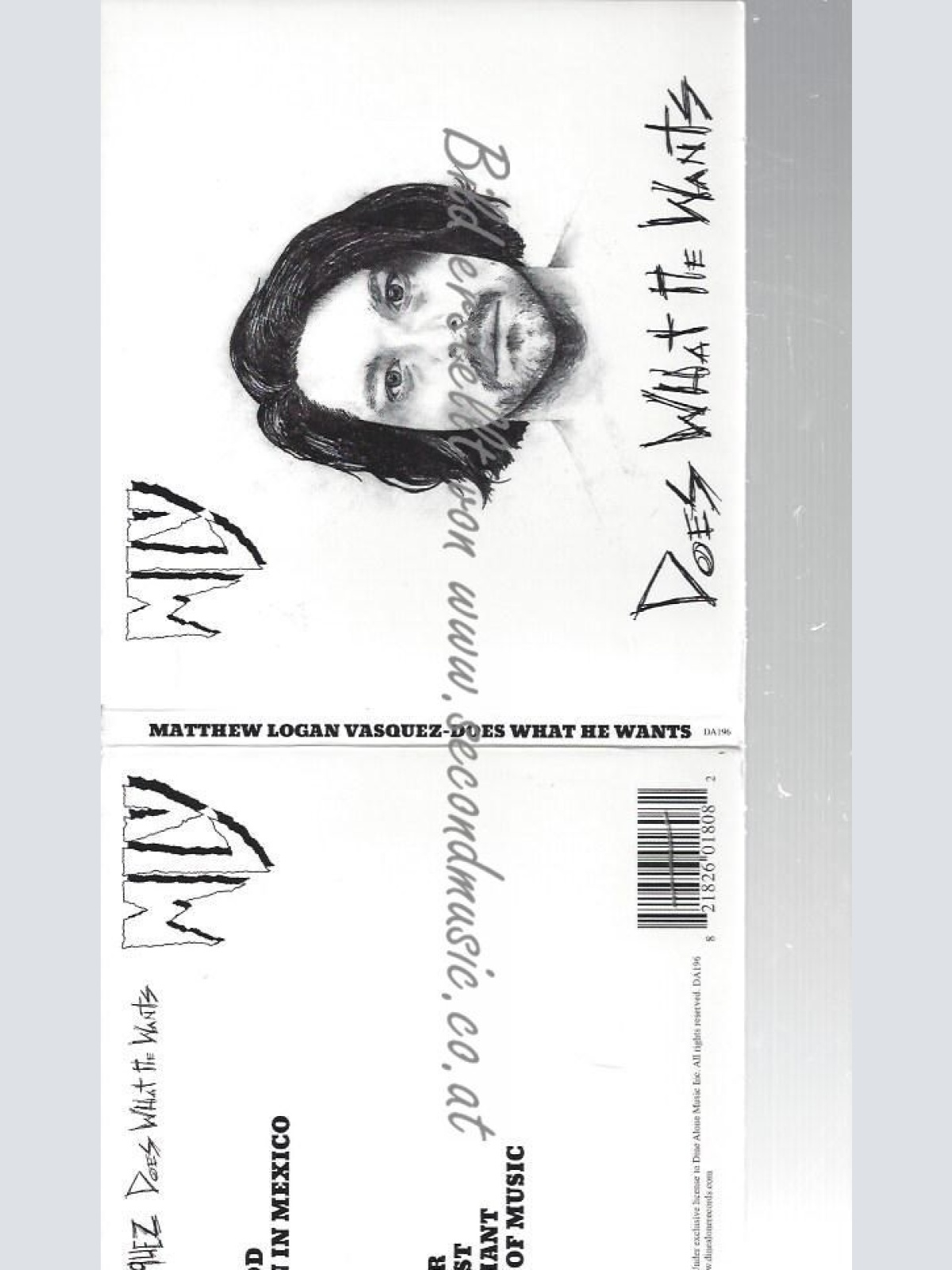 CD--MATTHEW LOGAN VASQUEZ--    DOES WHAT HE WANTS [EXPLICIT]