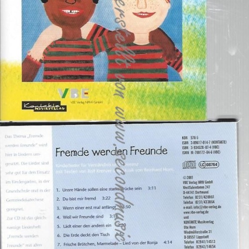 CD--ROLF KRENZER--    FREMDE WERDEN FREUNDE - KINDERLIEDER