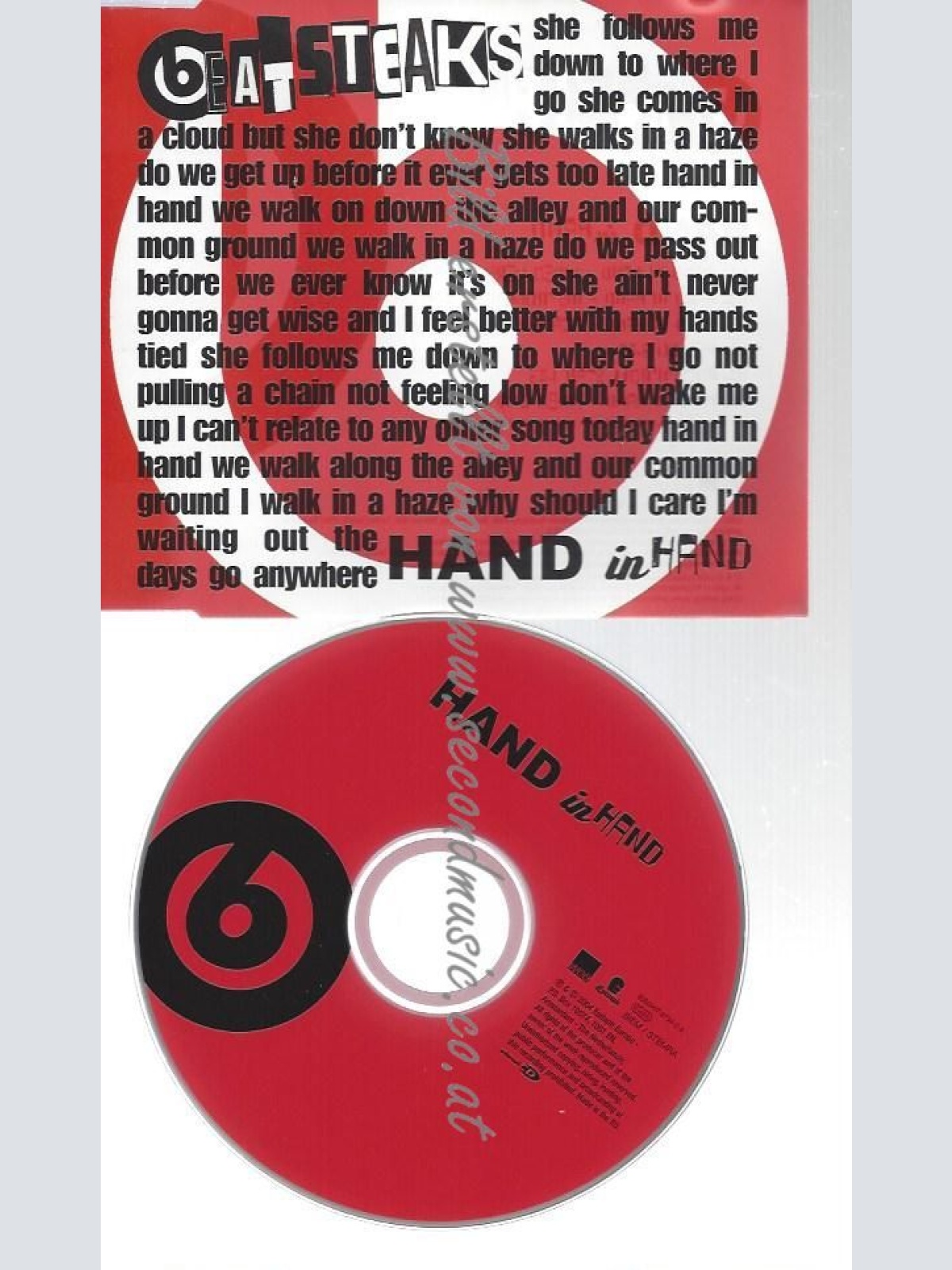 CD--BEATSTEAKS--    HAND IN HAND -MAXI-CD-