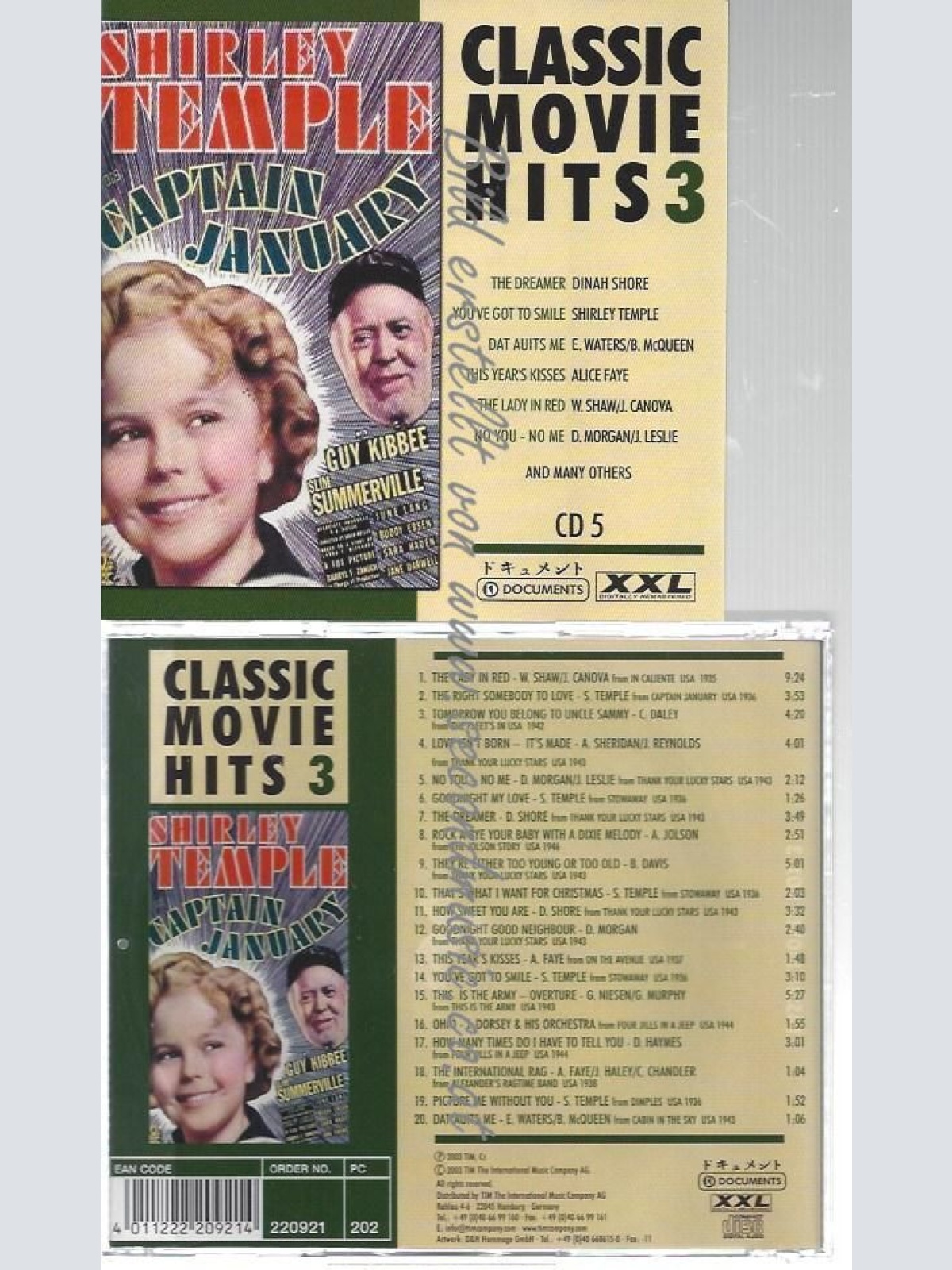 CD--VARIOUS ARTIST--    CLASSIC MOVIE HITS  VOL.  3