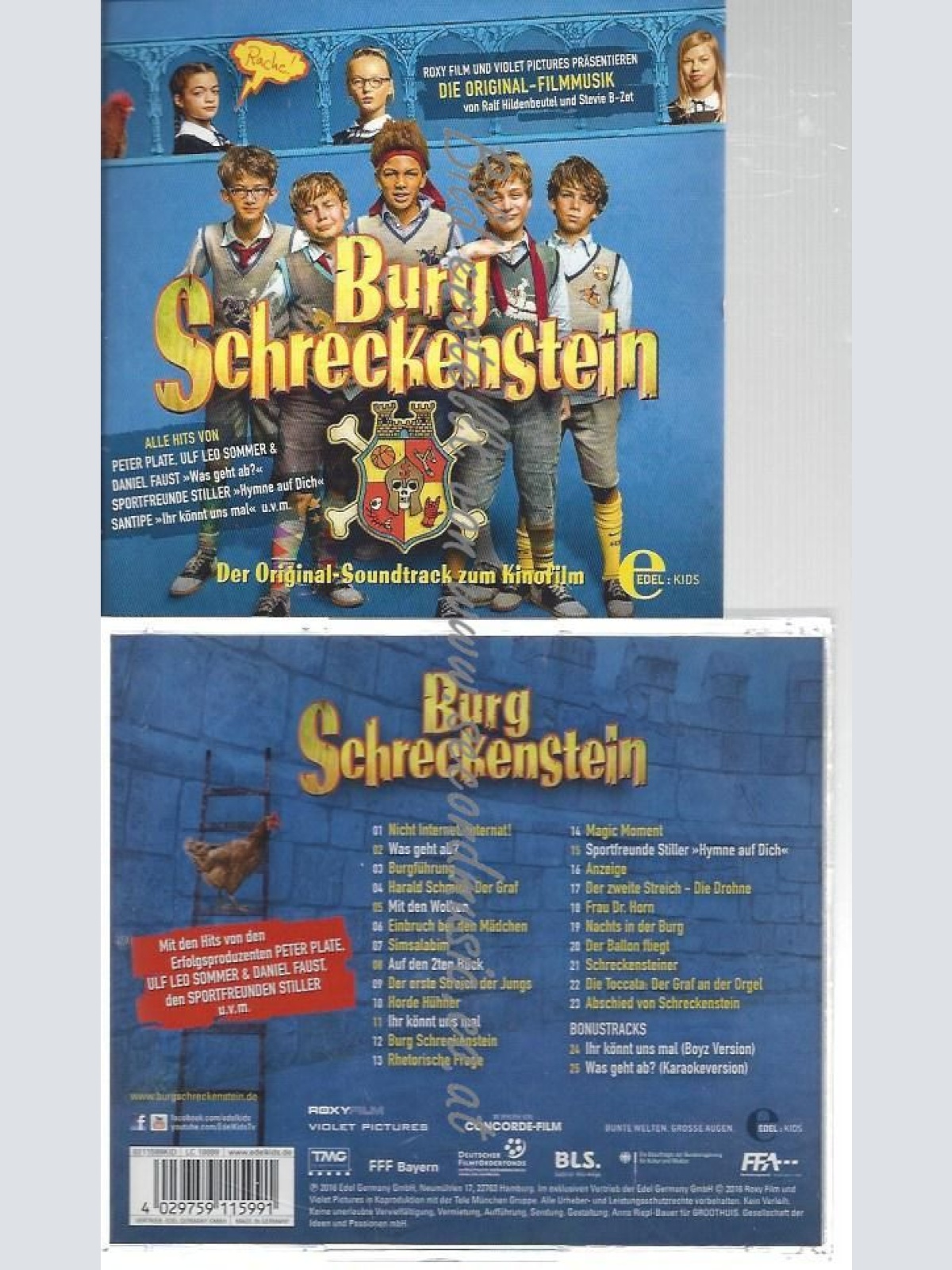 CD--BURG SCHRECKENSTEIN--    DER ORIGINAL SOUNDTRACK ZUM KINOFILM