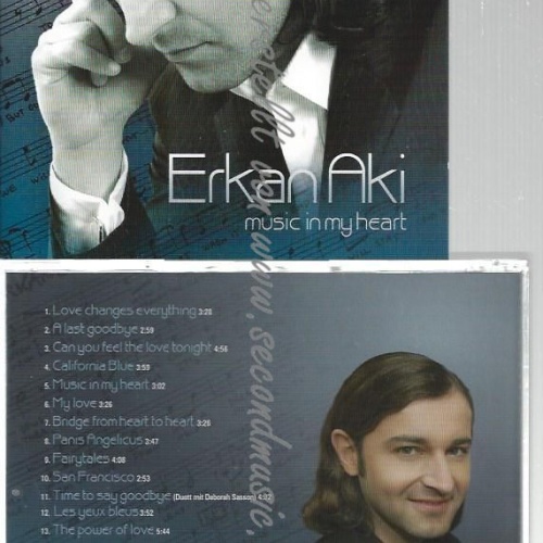 CD--ERKAN AKI--    MUSIC IN MY HEART