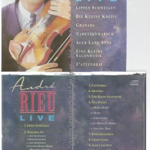 CD--ANDRE RIEU--    LIVE