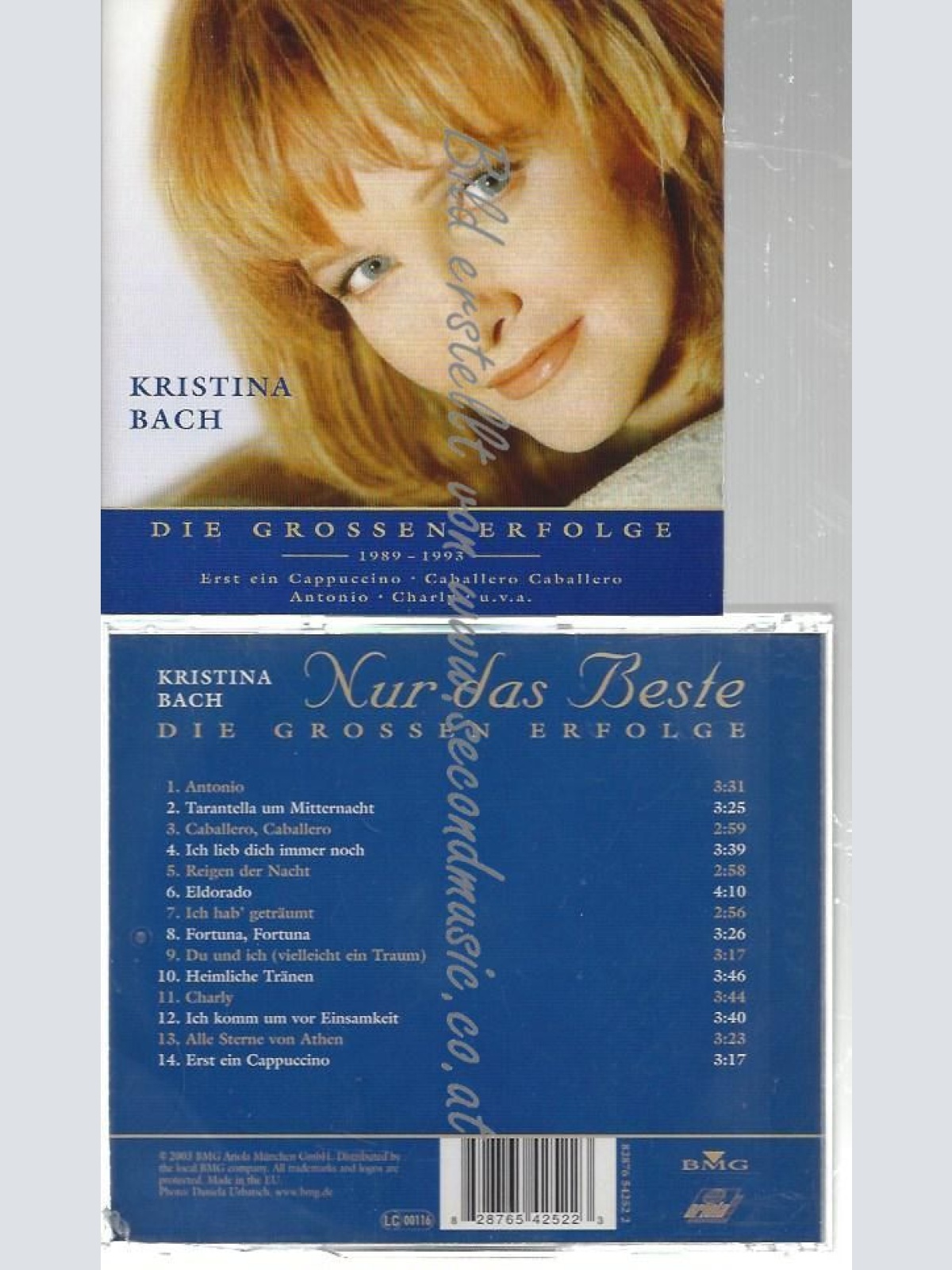 CD--KRISTINA BACH--    NUR DAS BESTE - DIE GROSSEN ERFOLGE
