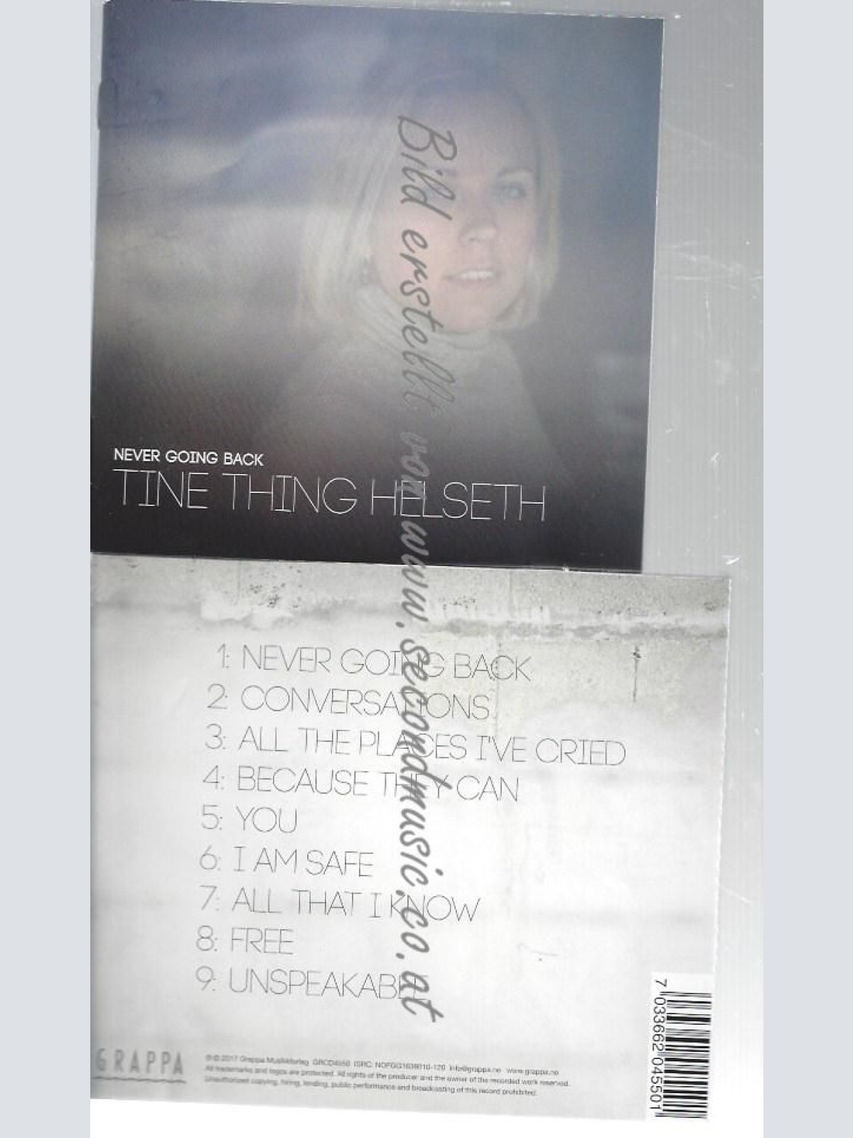 CD--TINE THING HELSETH--    NEVER GOING BACK