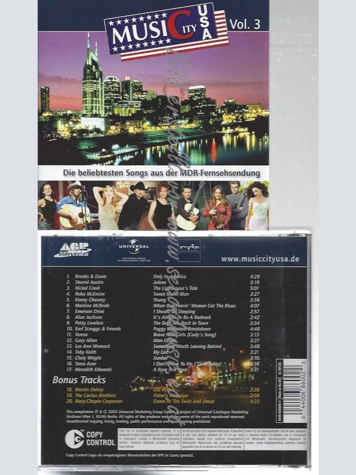 CD--VARIOUS--    MUSIC CITY USA-VOL.  3