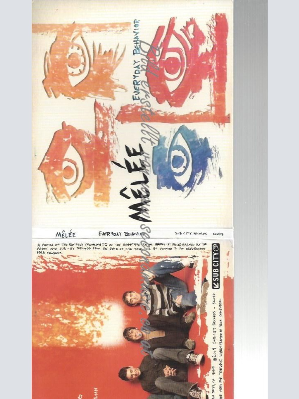 CD--MELEE--    EVERYDAY BEHAVIOR