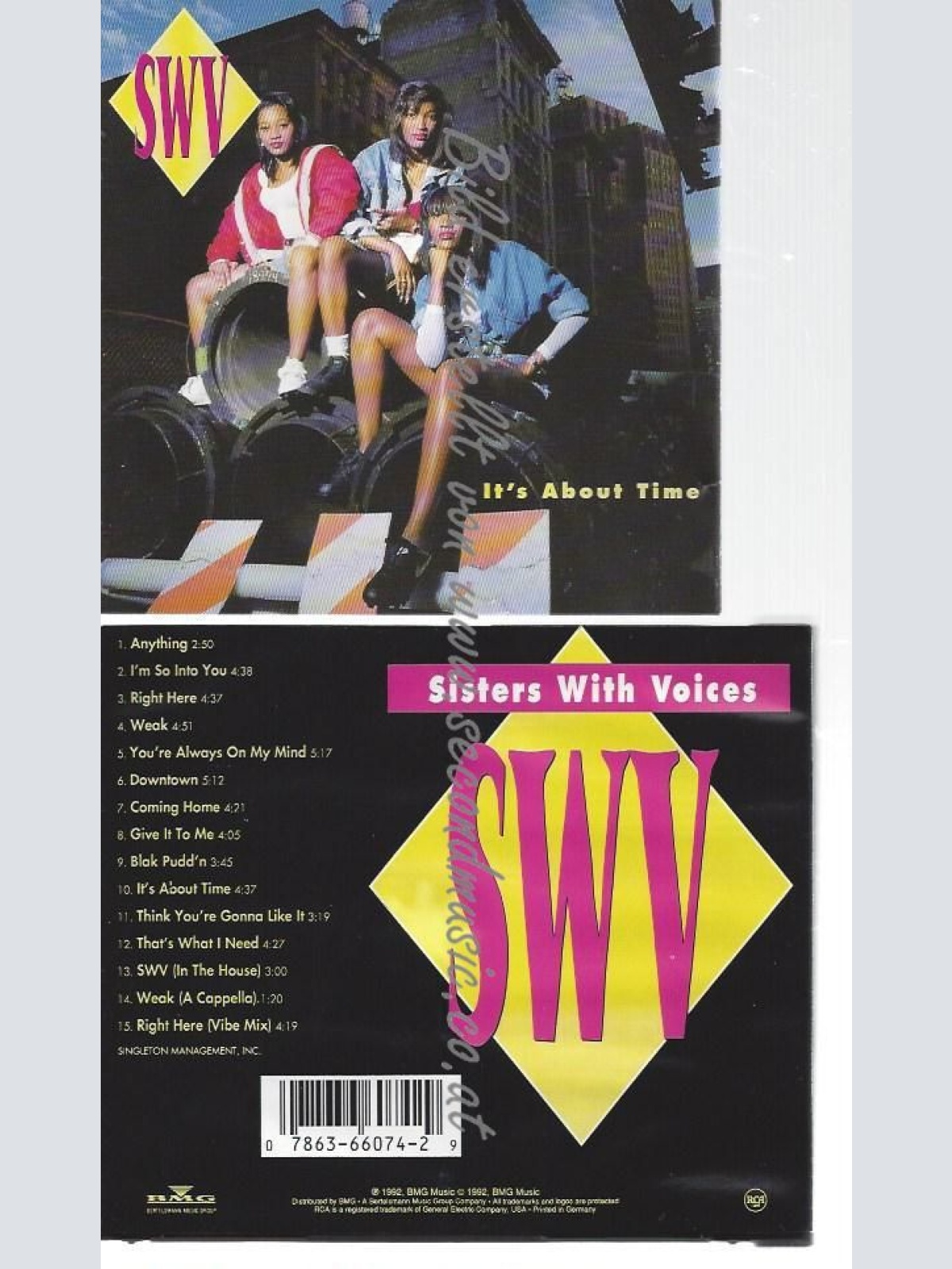 CD--It's About Time  // SWV