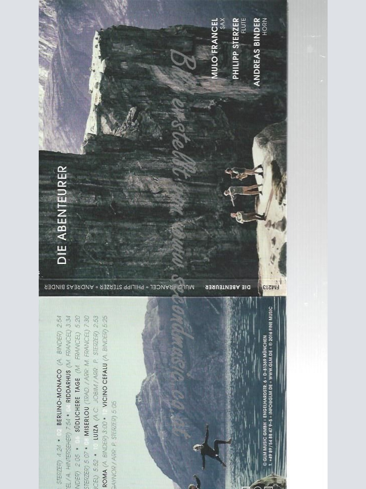 CD--MULO FRANCEL, PHILIPP STERZER, ANDREAS BINDER--    DIE ABENTEURER