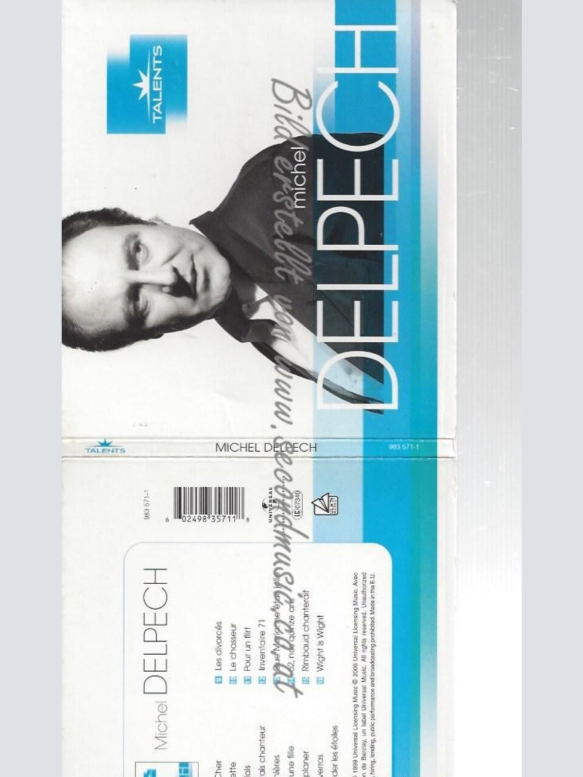 CD--Talents du Siecle  // Michel Delpech und Dupont