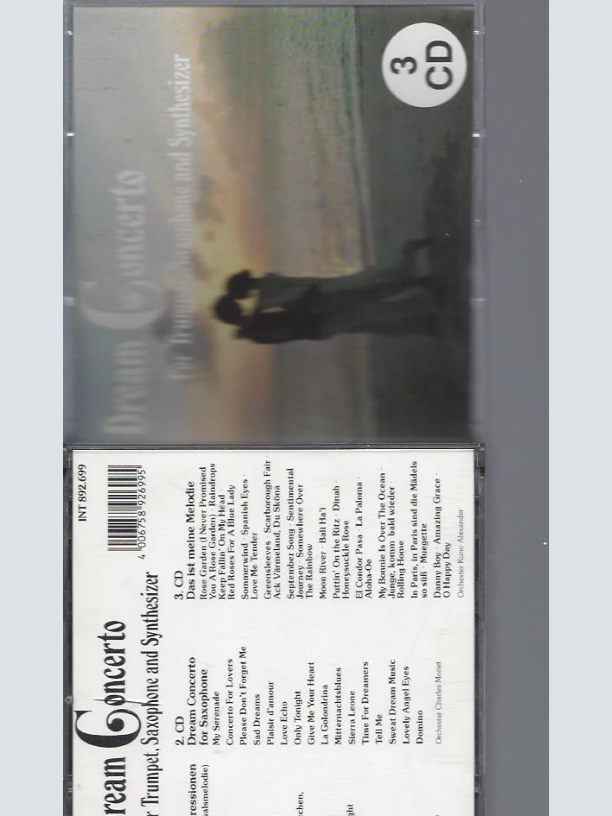 CD--DREAM CONCERTO  FOR TRUMPET SAXOPHONE ANS SYNTHESIZER 3CD