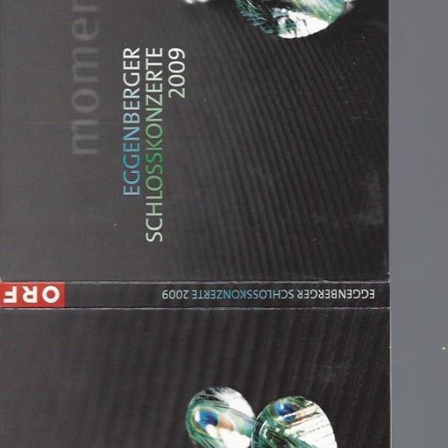 CD--EGGENBERGER SCHLOSSKONZERTE 2009 // DOKU CD