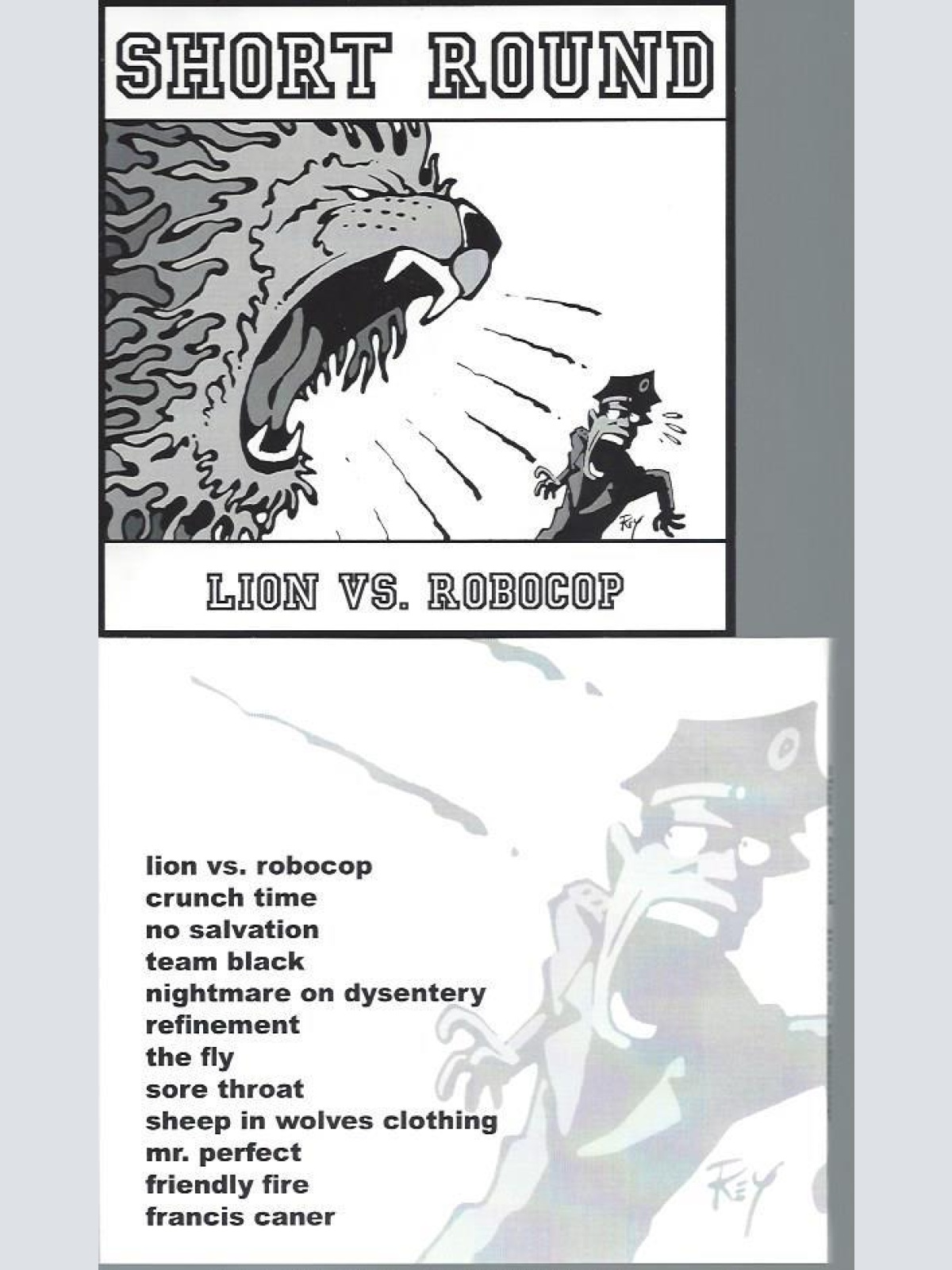 CD-- SHORT ROUND LION VS ROBOCOP