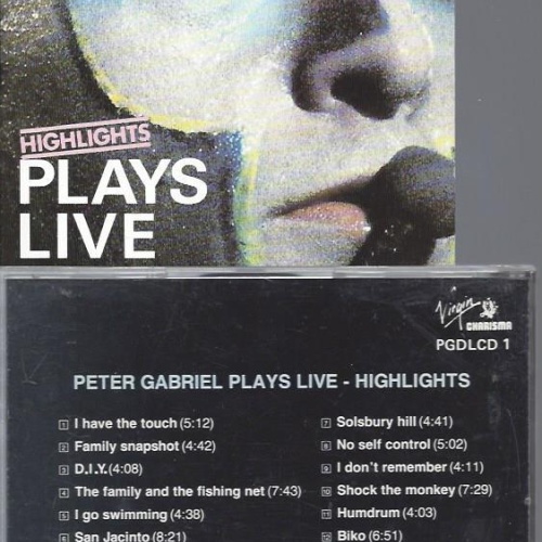 CD-- Peter Gabriel  Plays Live - Highlights // MADE IN CH