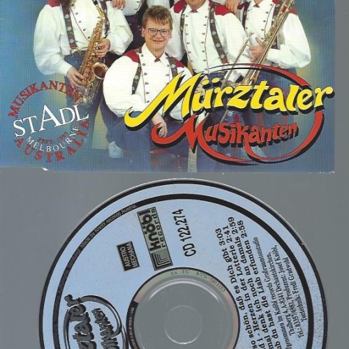 CD--MÜRZTALER MUSIKANTEN ES IST SO SCHÖN DASS ES DICH GIBT / MAXI