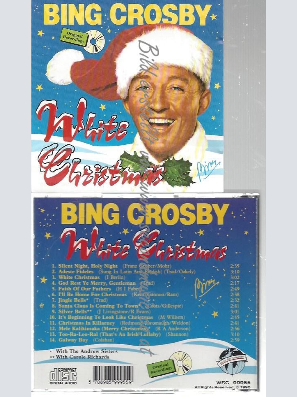 CD--BING CROSBY--    WHITE CHRISTMAS