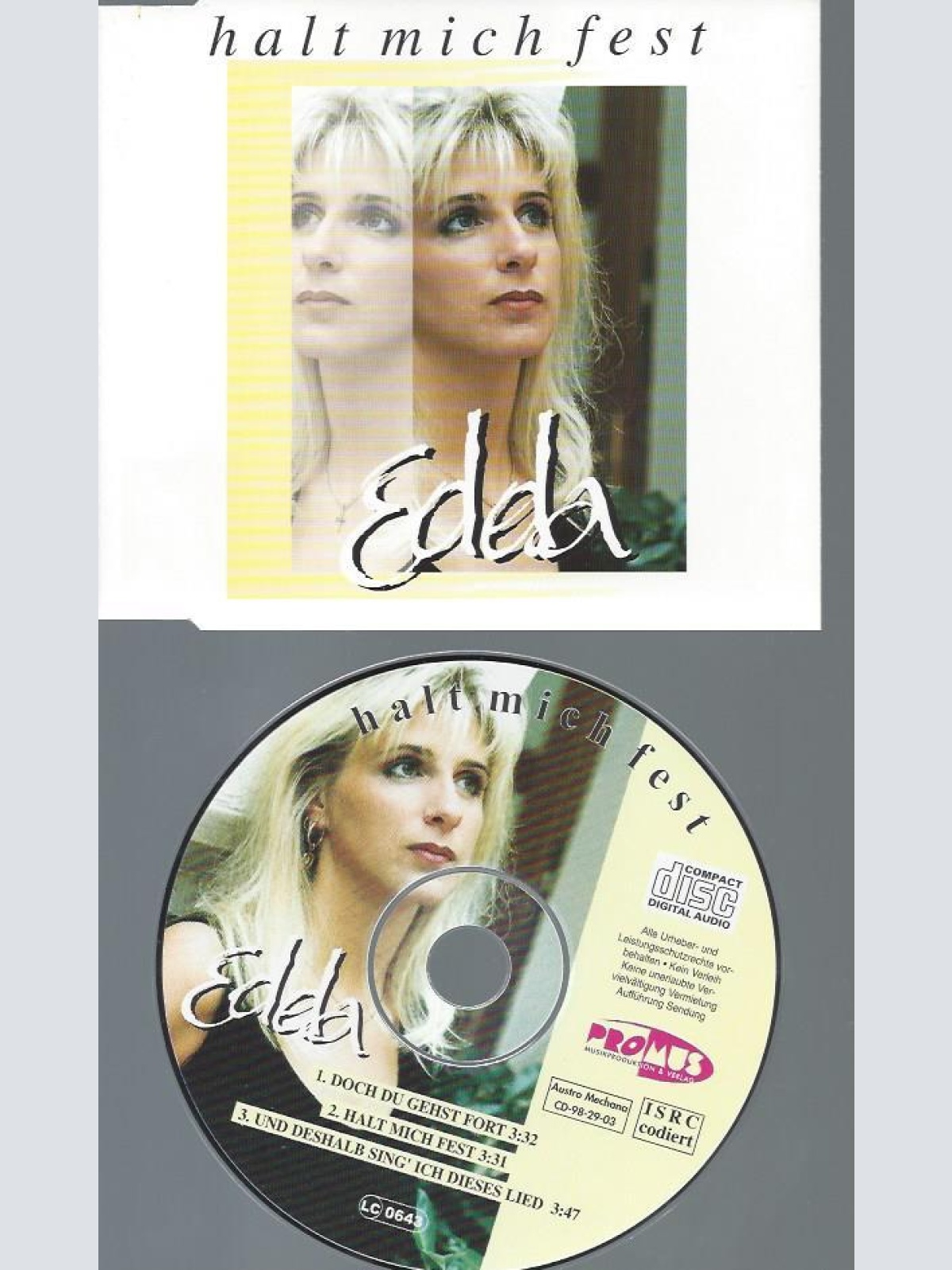 CD--EDDA HALT MICH FEST