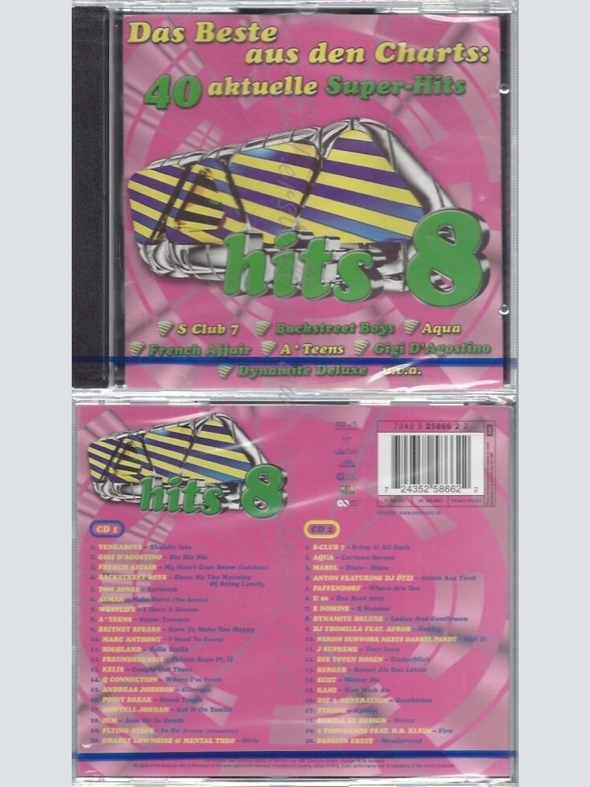 CD--NM-SEALED-VARIOUS -2000- - DOPPEL-CD -- VIVA HITS 8