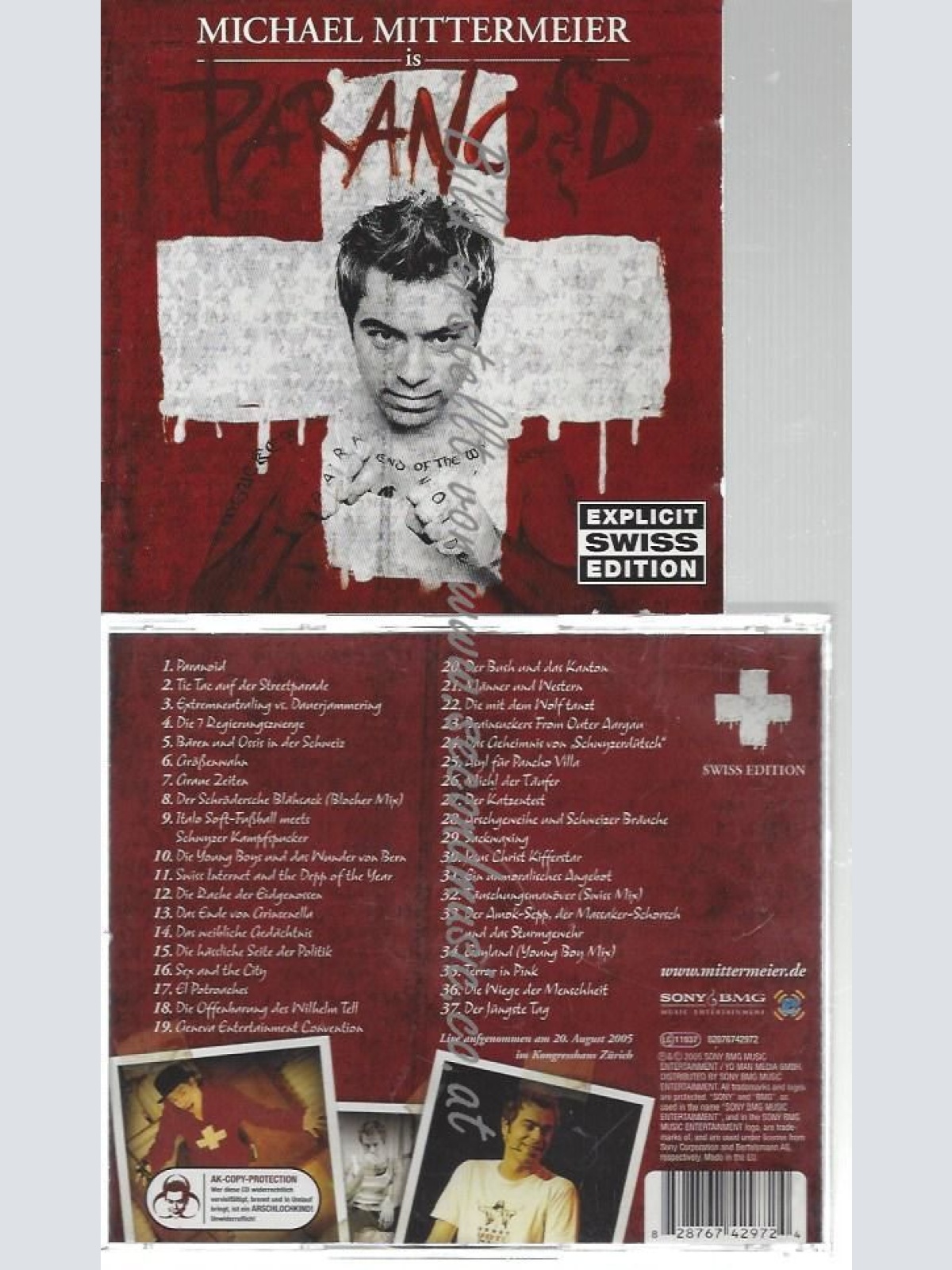 CD--MICHAEL MITTERMEIER--    PARANOID