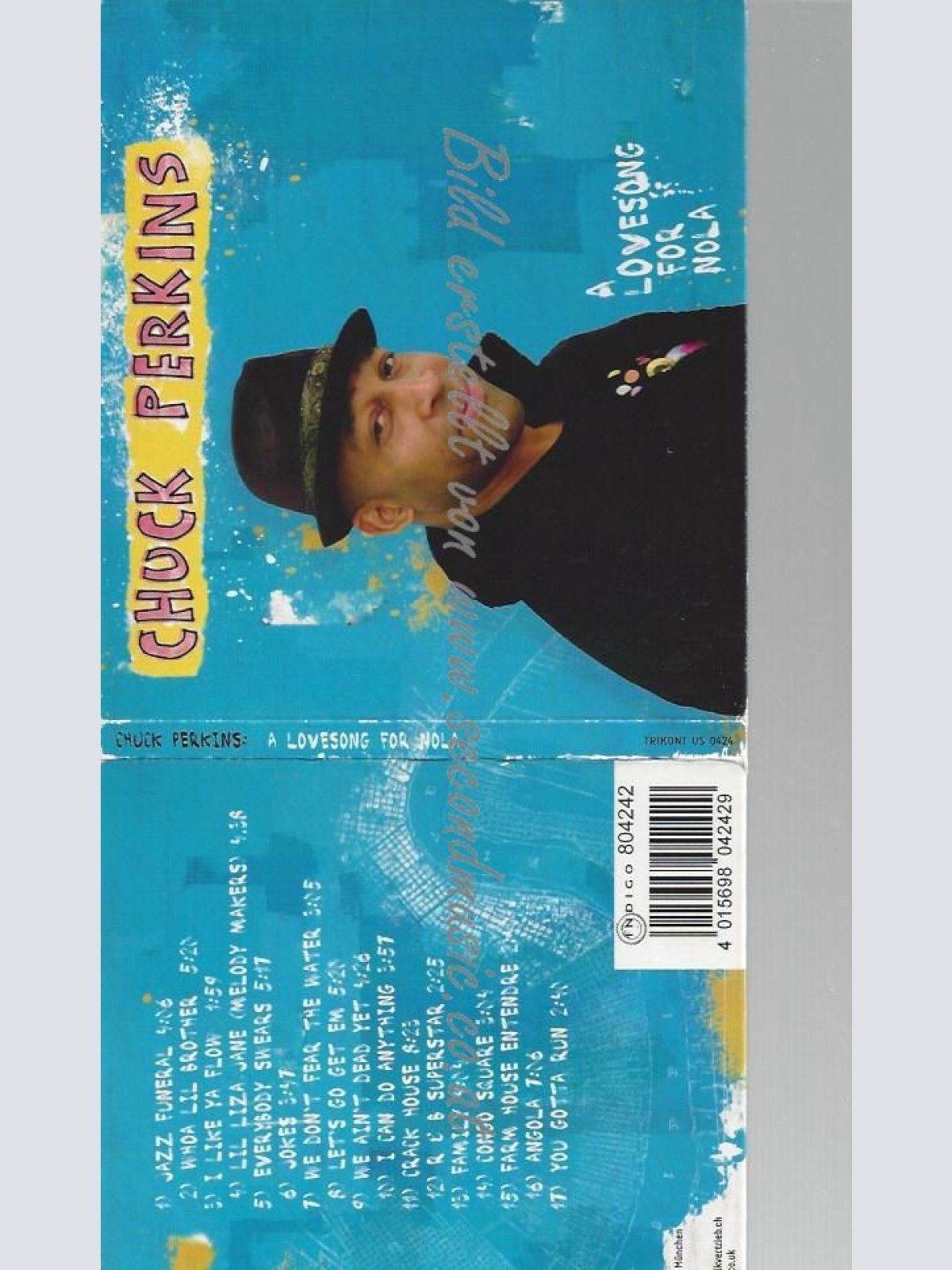 CD--CHUCK PERKINS--    A LOVE SONG FOR NOLA