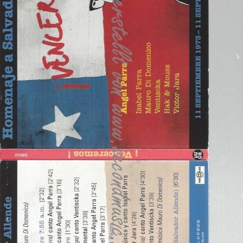 CD--PARRA ,VICTOR--    VENCEREMONS-HOMENAJE A SALVADOR ALLENDE