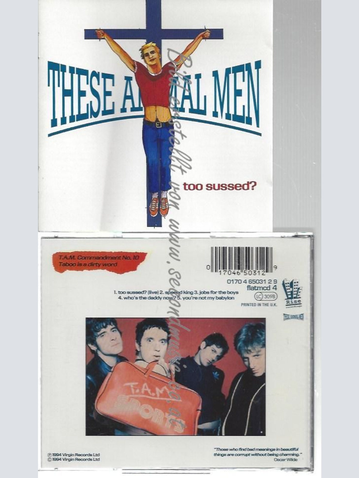 CD--THESE ANIMAL MEN--    TOO SUSSED  |