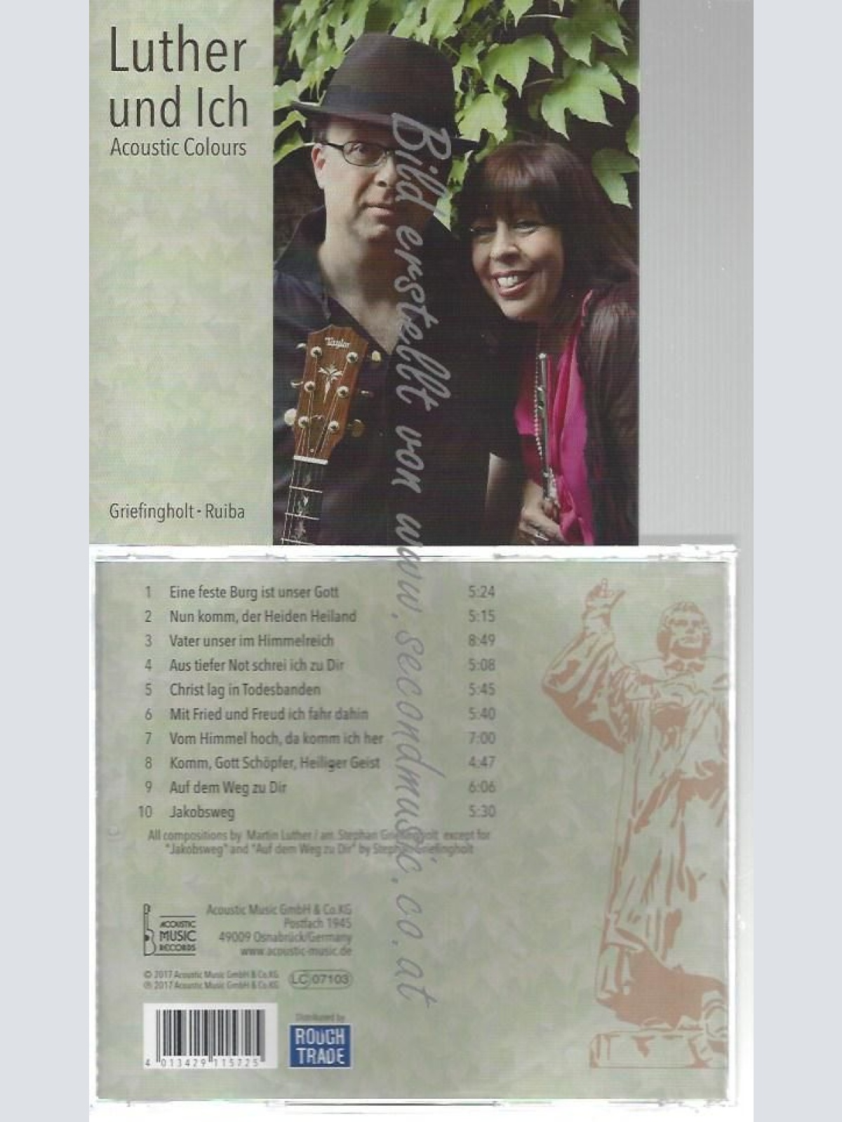CD--ACOUSTIC COLOURS--    LUTHER UND ICH
